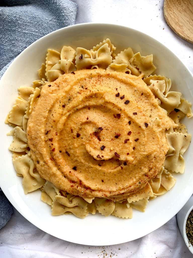 Healthy Buffalo Cauliflower Pasta Sauce – Gluten-Free, Vegan