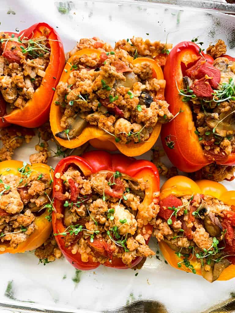 Whole30 Stuffed Peppers