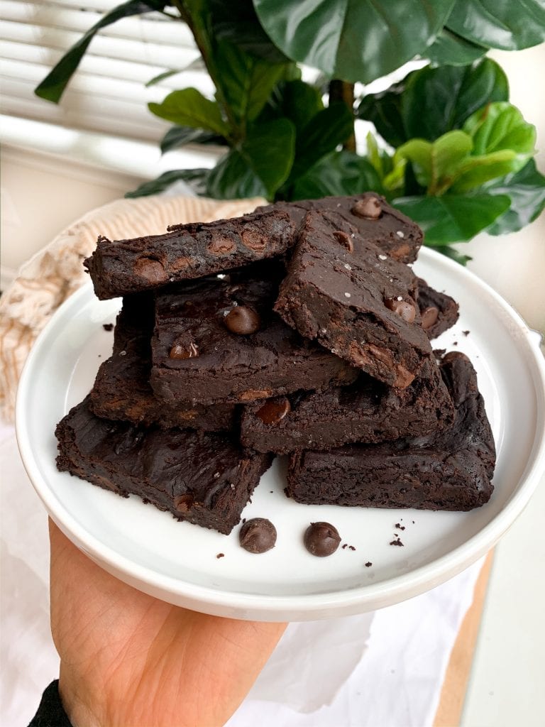 Vegan Black Bean Brownies | Flourless, Gluten-Free, Paleo