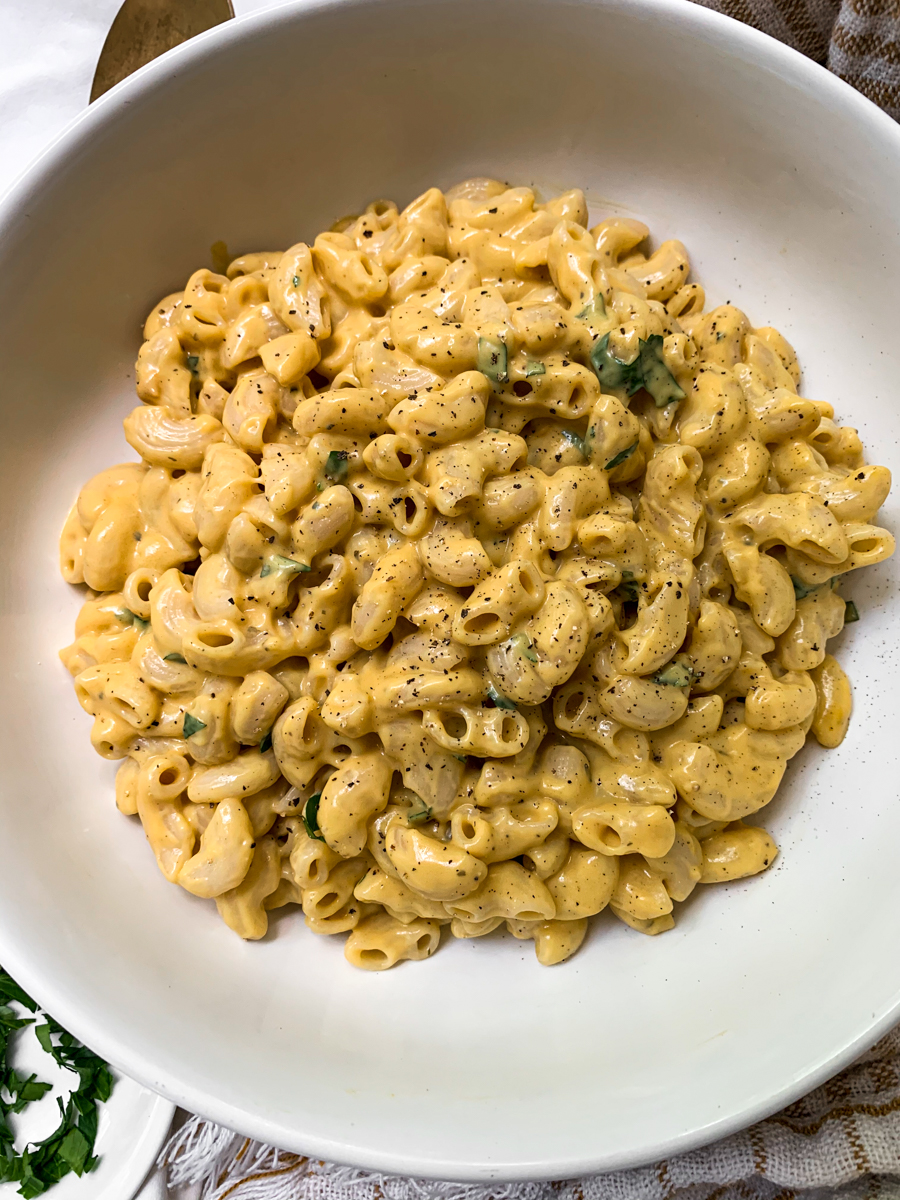 Vegan Butternut Squash Mac and Cheese