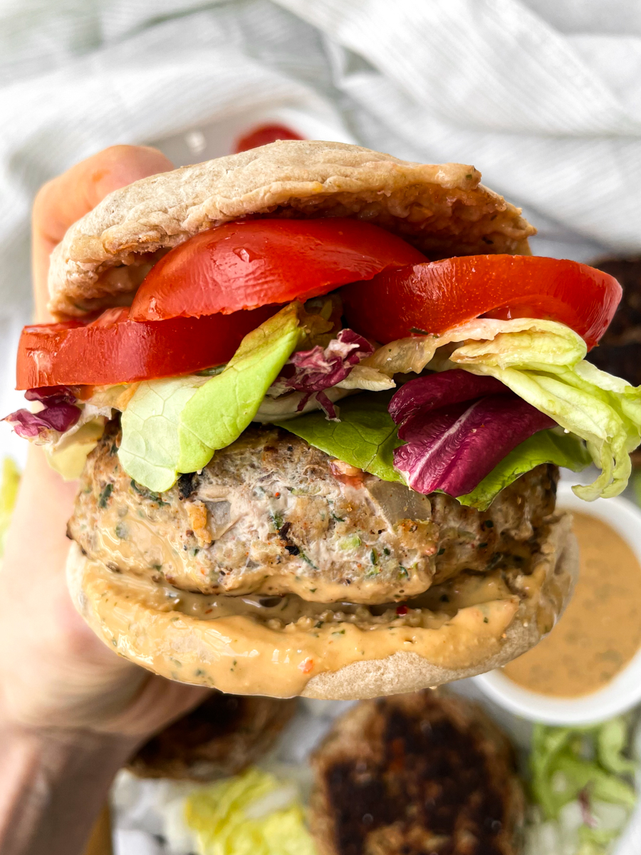 Healthy Spicy Chicken Burgers