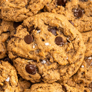 Almond Butter Chocolate Chip Cookies.